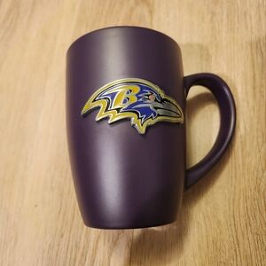 Baltimore NFL Ravens 2011 Purple Coffee Mug with Ravens Pewter Logo
